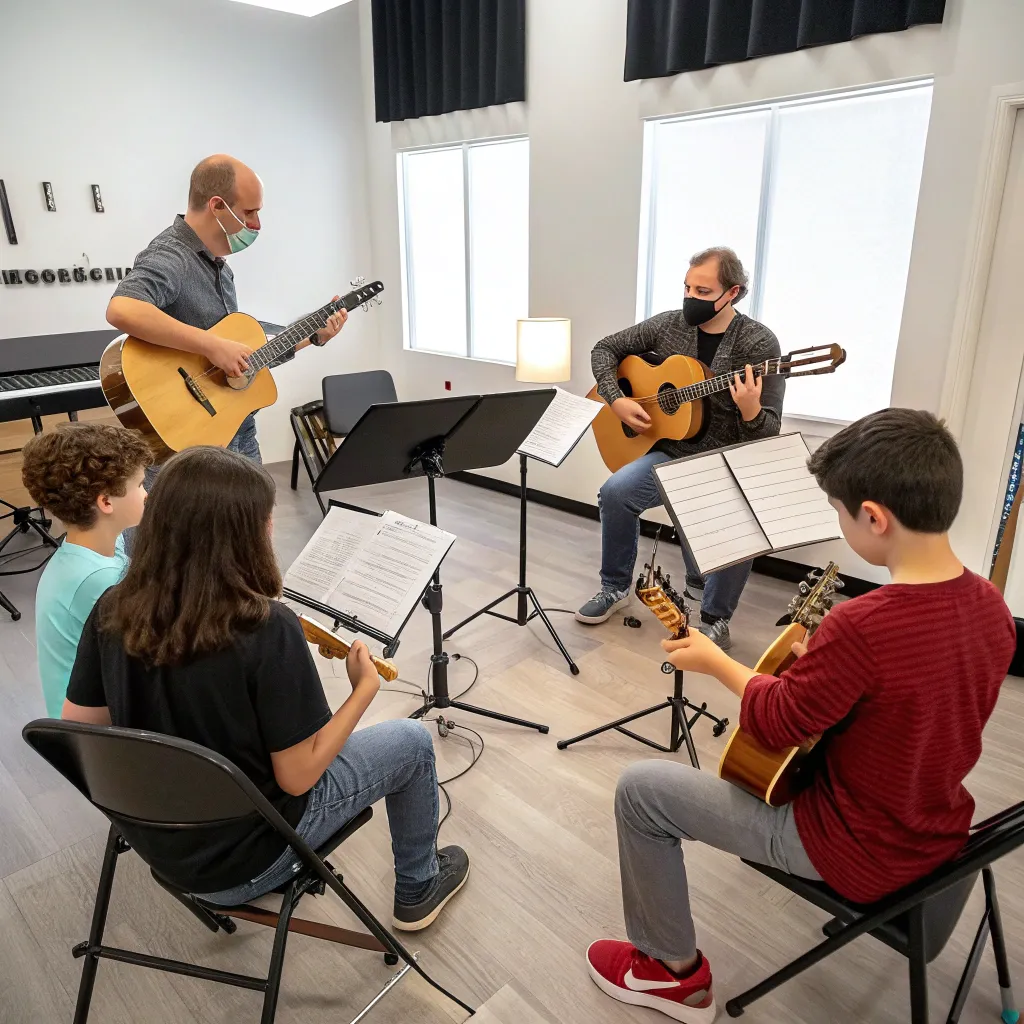 Guitar classes with professional instructors