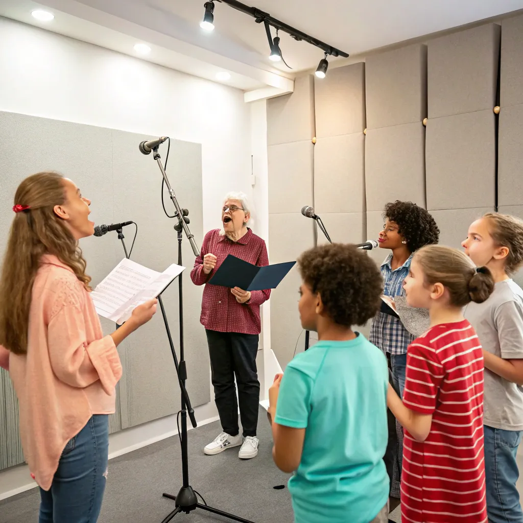 Voice training sessions for all ages